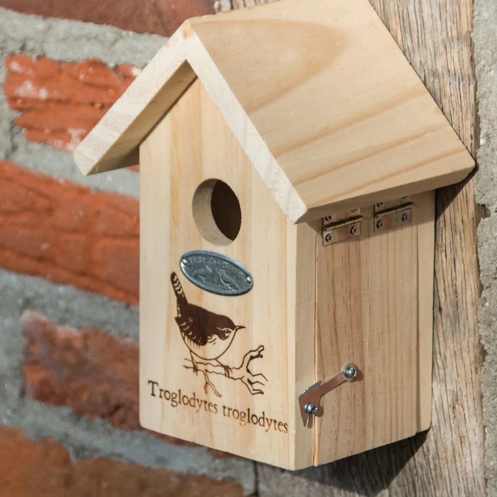 Vtáčia búdka Simple, 19,5x14,5x11 cm, drevo, hnedá