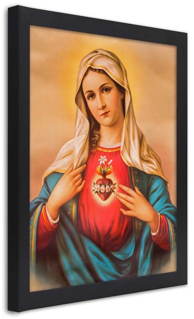 Gario Plagát Srdce Panny Márie Farba rámu: Bez rámu, Rozmery: 20 x 30 cm