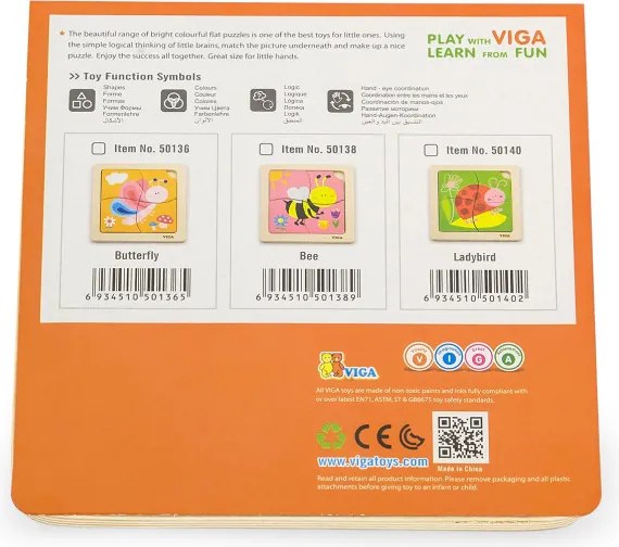 Puzzle na podložke Viga 50140 lienka