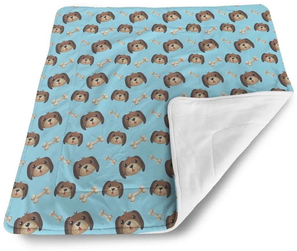 Sablio Deka pre bábätko Psík s kosťou - 80x100 cm