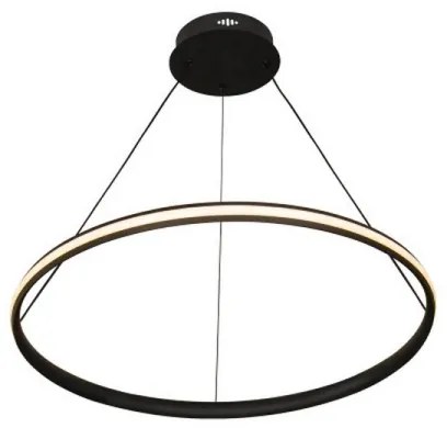 LED Stmievateľný luster na lanku LED/55W/230V 3000-6500K pr. 60 cm + diaľkové ovládanie