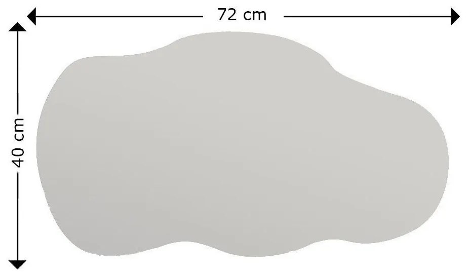 Zrkadlo Sinuvi (čierna) . Akcia -20%. Vlastná spoľahlivá doprava až k Vám domov. 1094156