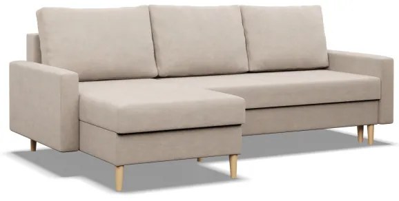 Rohová rozkladacia sedačka BLANK Elegant béžová
