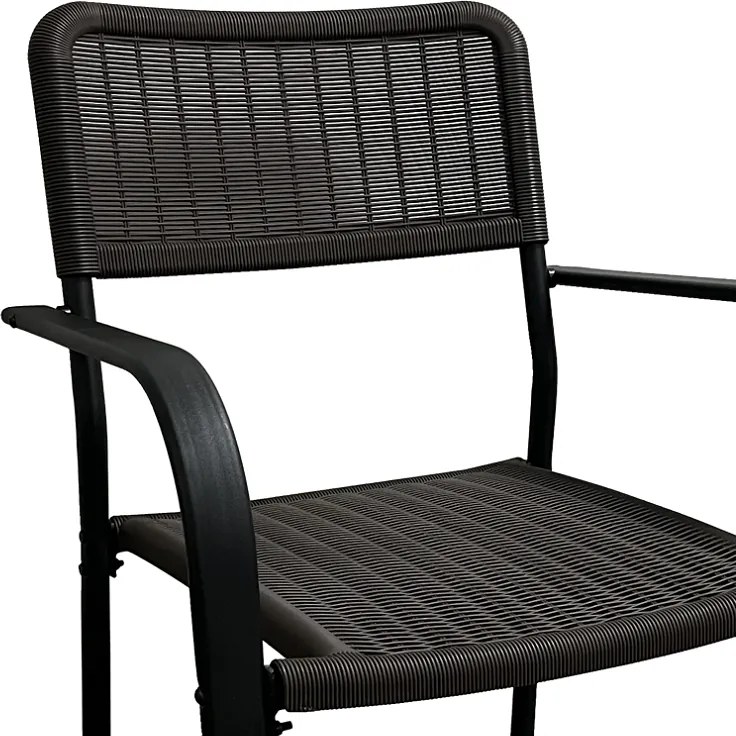 Garden Line HNEDÁ ZÁHRADNÁ STOLIČKA 60 x 55 x 82 CM