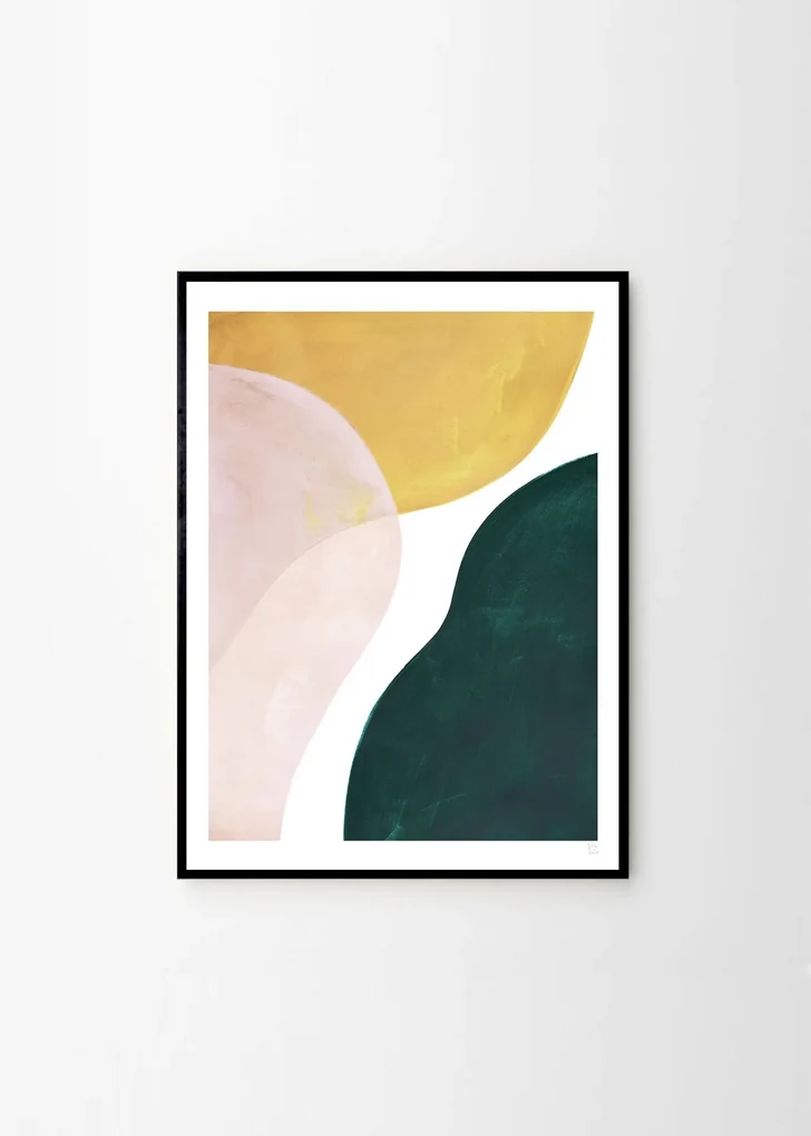 THE POSTER CLUB Autorský plagát Transparent Rosa by Berit Mogensen Lopez 50x70 cm