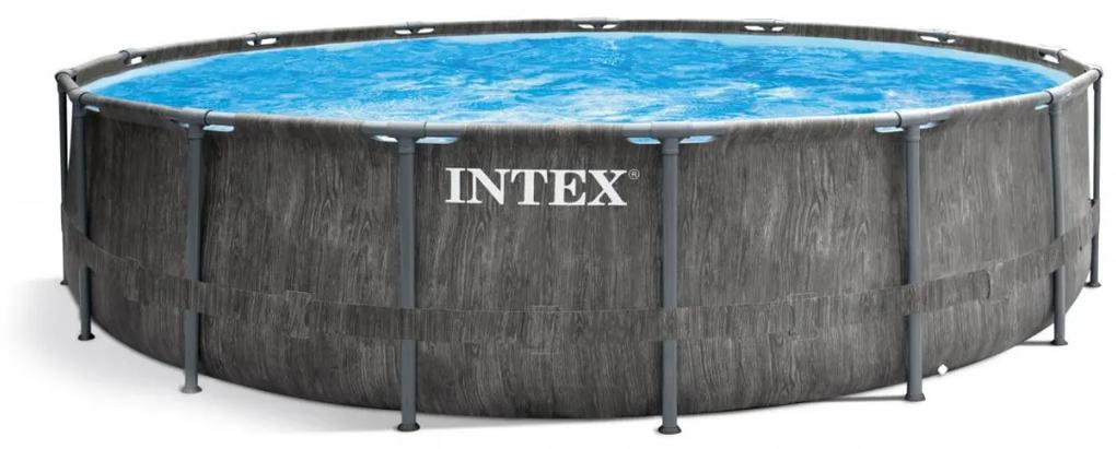 Zahradní bazén Intex 457x122 cm filtrace + žebřík + kryt