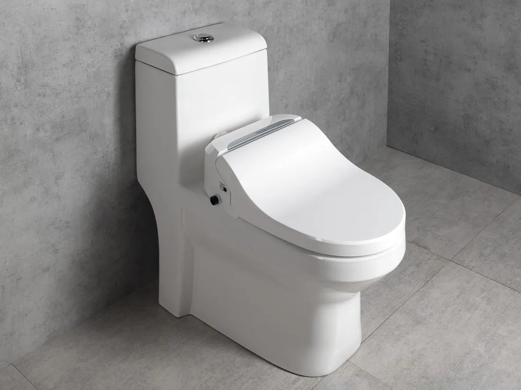 Sapho Sapho, HUBERT WC kombi, zadný/spodný odpad s elektronickým bidetom USPA LUX, UB-6635RU-2