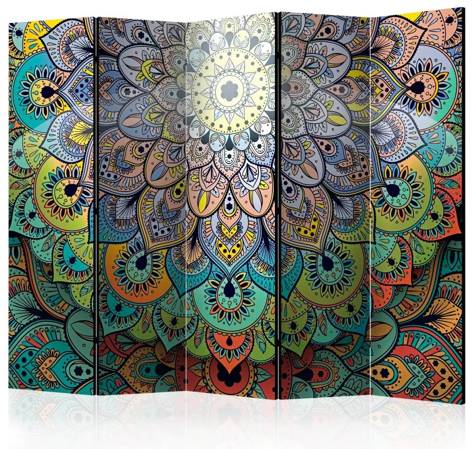 Artgeist Paraván - Colourful Stained Glass II [Room Dividers]