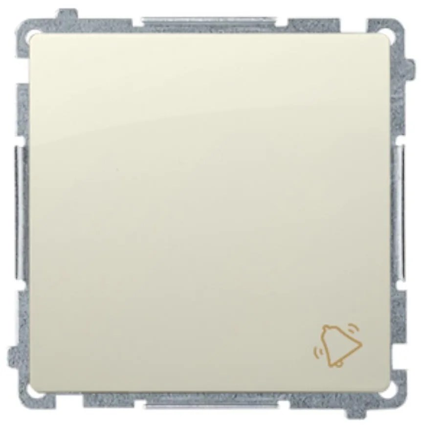 B BMD1.01/12 tlačidlo na zvonček béžové