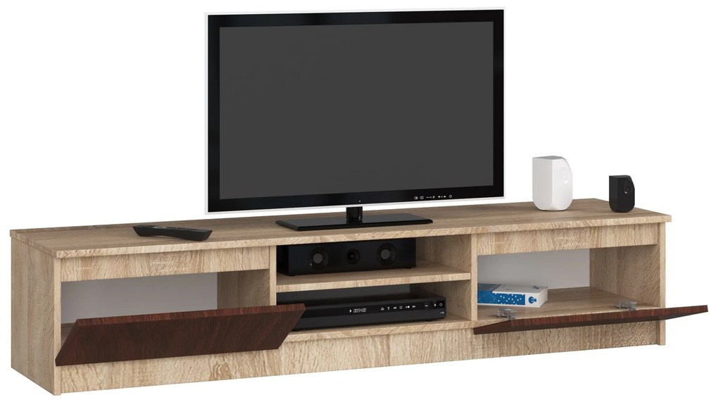 TV stolík Katalina (dub sonoma + wenge). Vlastná spoľahlivá doprava až k Vám domov. 1069393