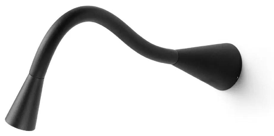 Moderné svietidlo LINEA Snake W1 čierna LED 7224