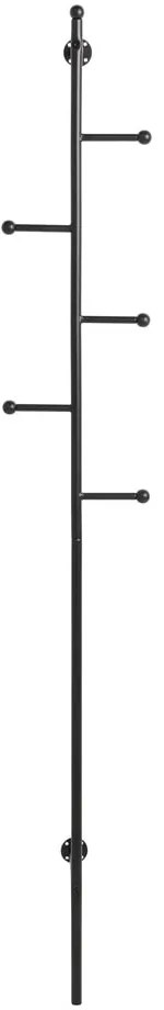 Čierny kovový vešiak Aspen - Actona