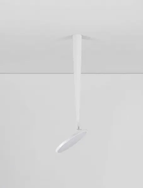 LED biele moderný luster Ekei