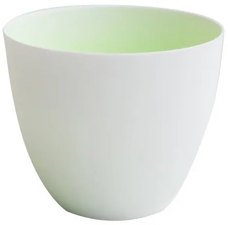 Svietnik NEON P:7,2 cm V:6,4 cm zeleno biely, Asa Selection, keramika, P: 7,2 cm V: 6,4 cm, zelená, biela