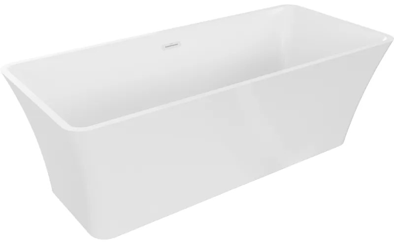 Mexen Tonia, voľne stojaca vaňa 170 x 75 cm, biela, biely prepad, 52171707500-20