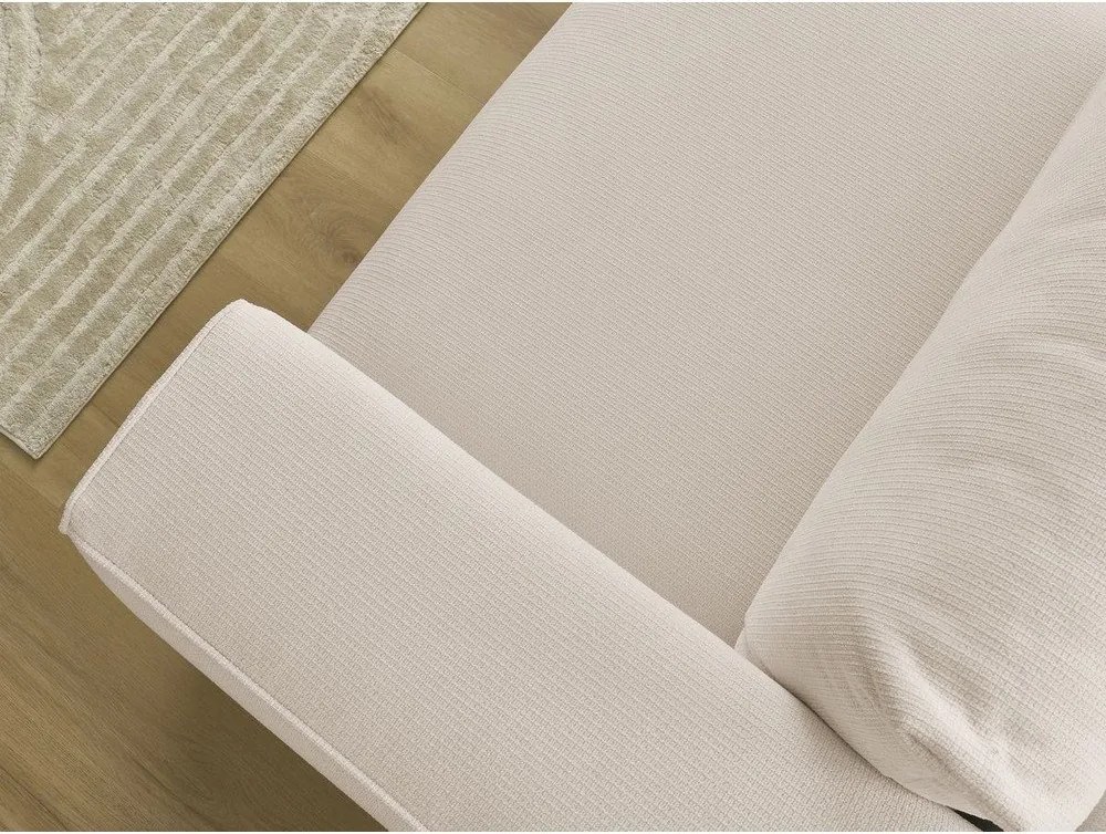 Béžová rozkladacia/s úložným priestorom pohovka 265 cm Ezechiel – Bobochic Paris