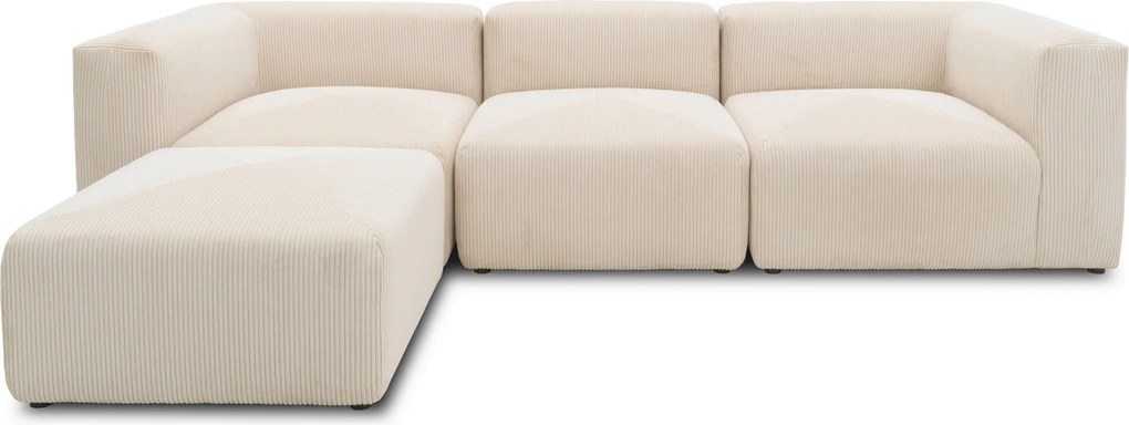 XXXLutz ROHOVÁ SEDAČKA, textil, krémová MID.YOU - Online Only obývacie izby - 001776018421