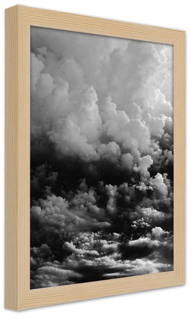 Gario Plagát Čierne mraky Farba rámu: Bez rámu, Rozmery: 60 x 90 cm