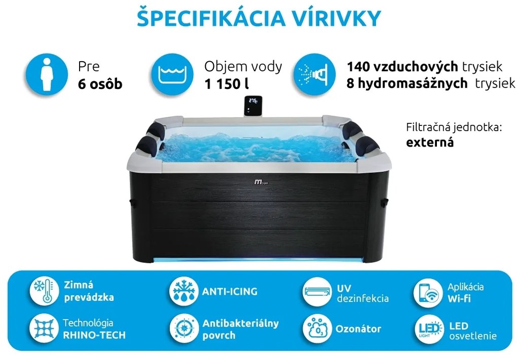 Marimex | Vírivý bazén MSPA Oslo Plus F-OS063WP | 11406451