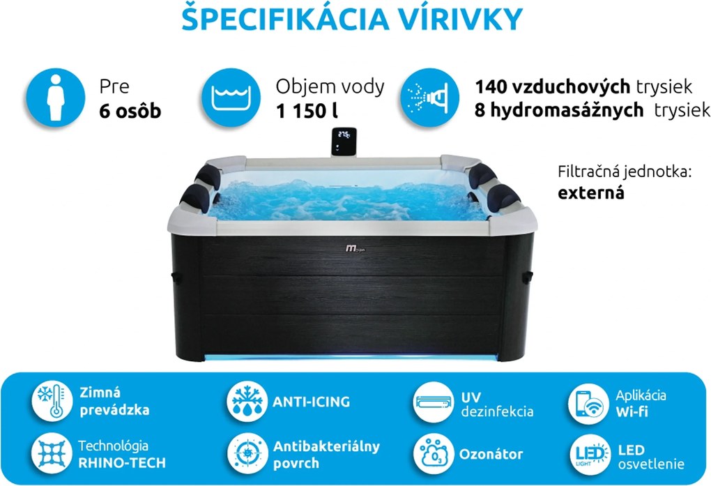 Mspa | Vírivý bazén MSPA Oslo Plus F-OS063WP | 11406451