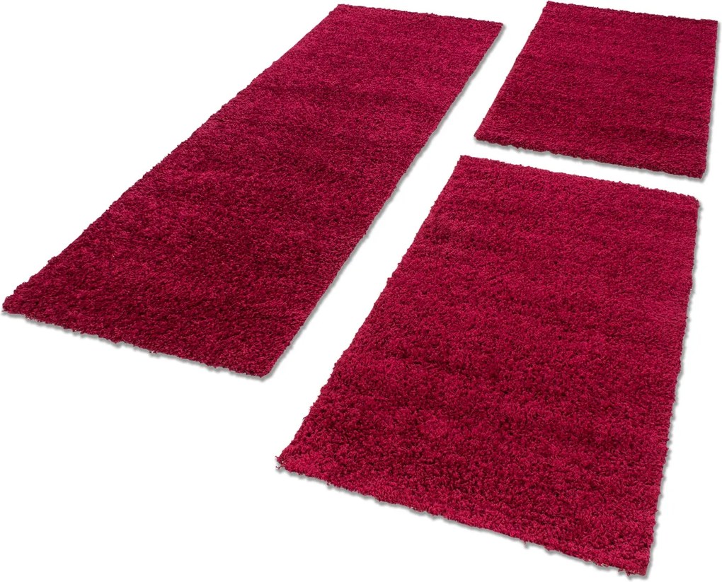Ayyildiz koberce Kusový koberec Life Shaggy 1500 red - 80x150 cm