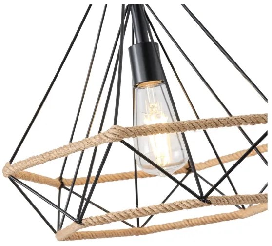 Luster na lanku FLARE 1xE27/15W/230V béžová