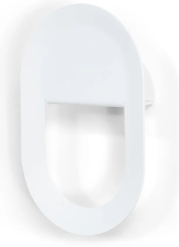 Biely nástenný oceľový háčik Coucou – Spinder Design