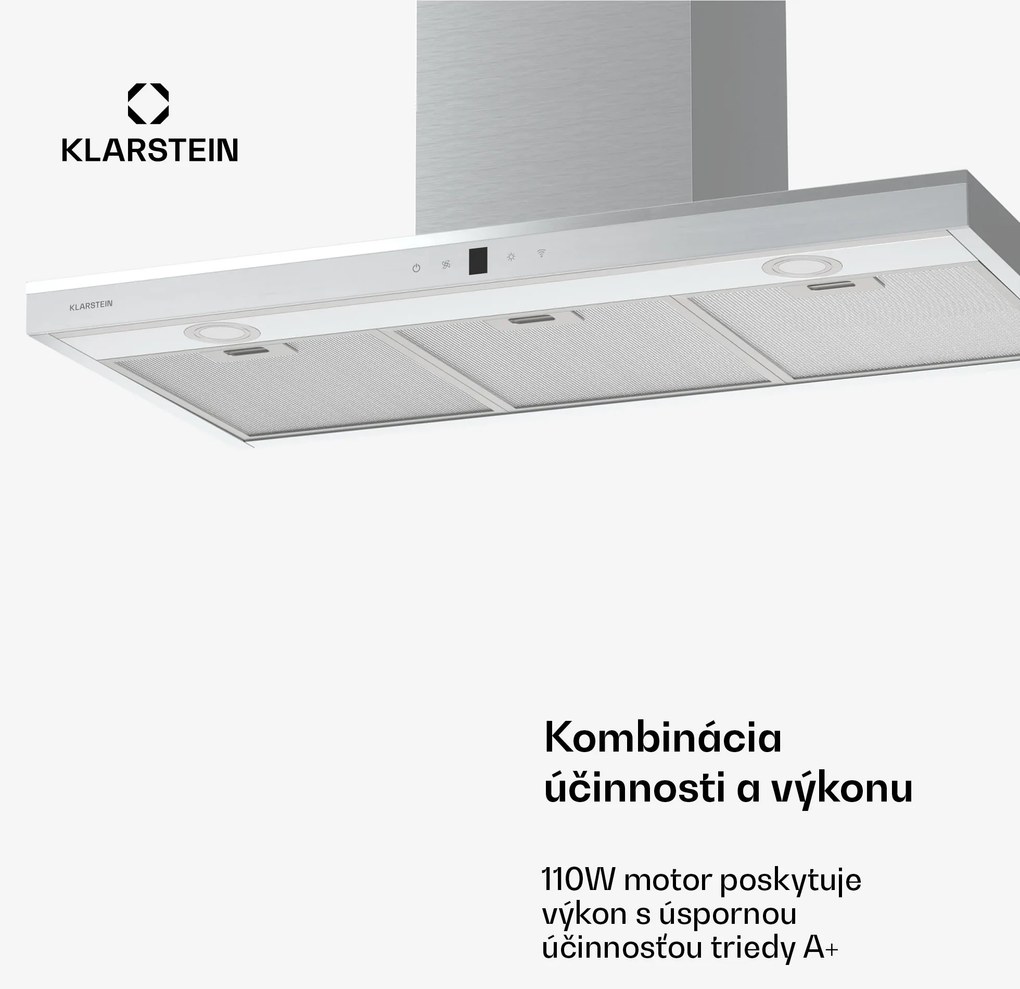 Klarstein Auriana digestor, Ambient Light, 700 m³/h, WiFi, Touch, LED