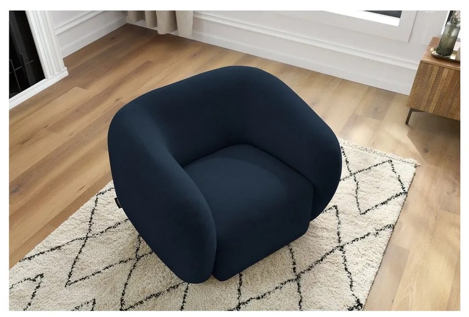 Tmavomodré kreslo Celine – Bobochic Paris