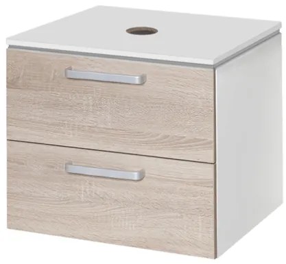 Kúpeľňová skrinka pod umývadlo Naturel Vario Dekor 54x45 cm dub bardolino VARIODESK60ZBIDB