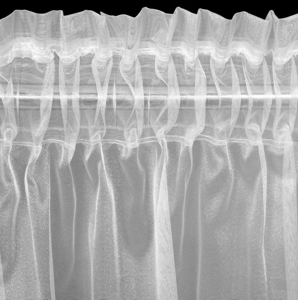 ZÁCLONA NA PÁSKE ELIZA 300X145 CM BIELA
