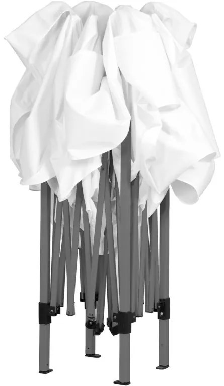 Záhradný párty stan - 3 x 3 m, biela + 4 bočnice