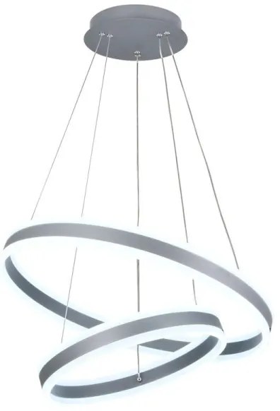 LED Stmievateľný luster na lanku LED/135W/230V 3000-6500K + diaľkové ovládanie