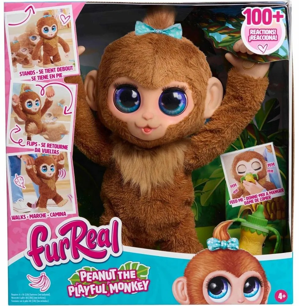 FurReal Peanut Interaktívna opička