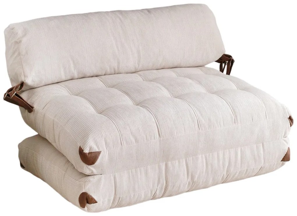 Skladacia pohovka Fold Kadife 2 White
