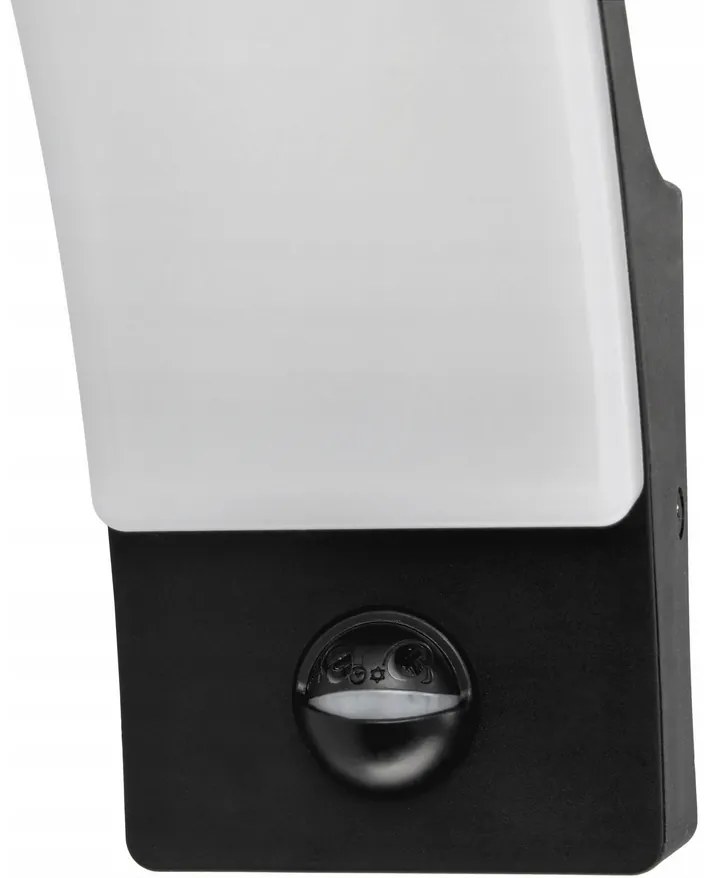 BERGE LED nástenné svietidlo 12W - 800lm - vonkajšie s pohybovým čidlom