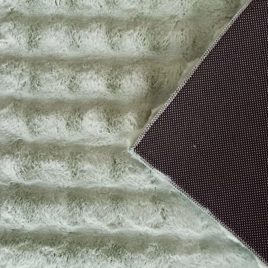 DY MERLIN 3D Zelený koberec Rozmer: 120x170 cm