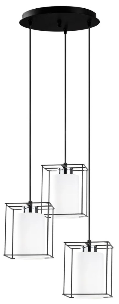 Závěsný lustr Swank II černý