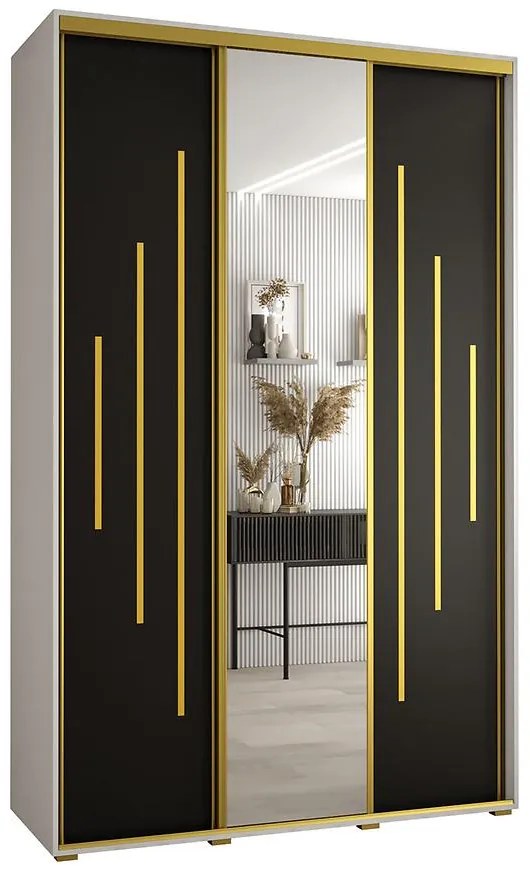 Skriňa 45 Canaris 13 150 biela/čierna/gold