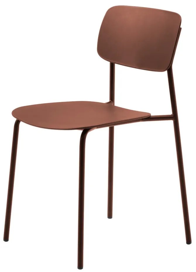 Jedálenské stoličky v súprave v terakotovej farbe 2 ks Kirkland – Unique Furniture