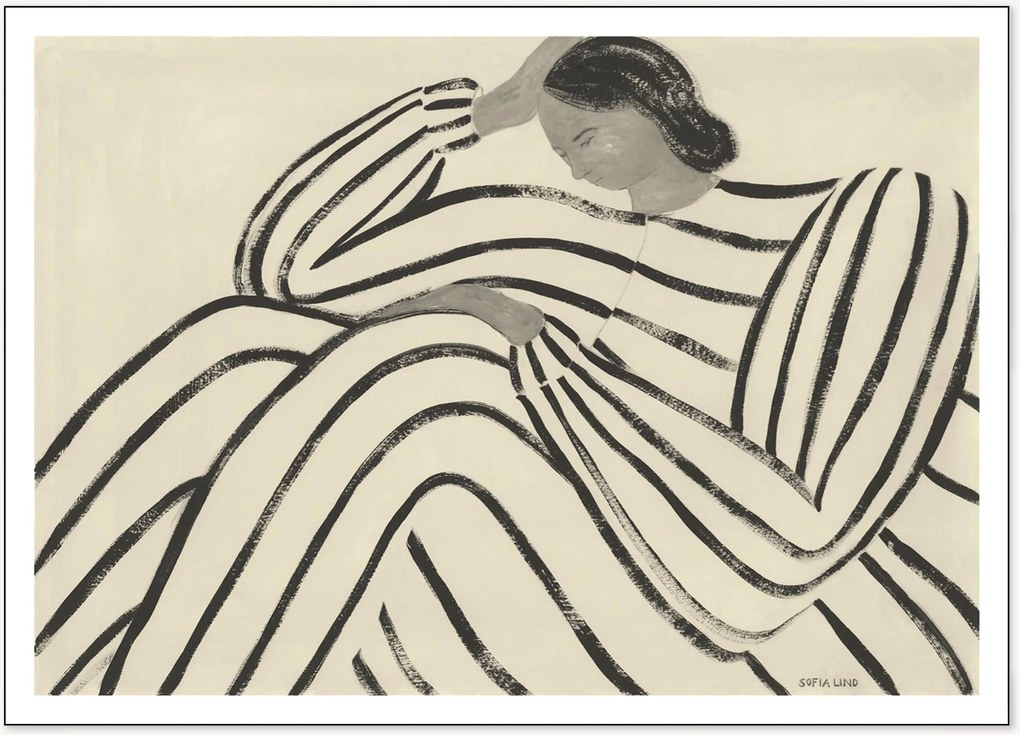 Plagát Waiting by Sofia Lind x The Poster Club