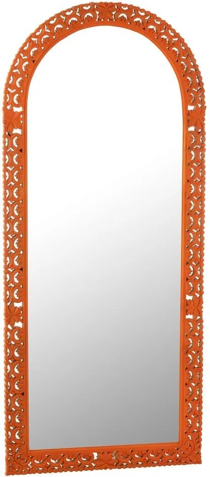 Drevené vyrezávané zrkadlo Mumbai mango wood - 70*3*160 cm
