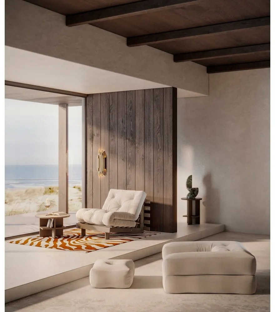 Kreslo v oranžovomedenej farbe Roots – Karup Design