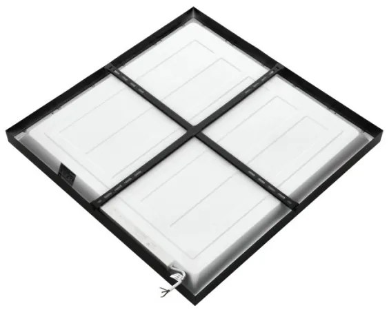 LED Prisadený panel BRISBANE LED/36W/230V 4000K 59,5x59,5 cm čierna