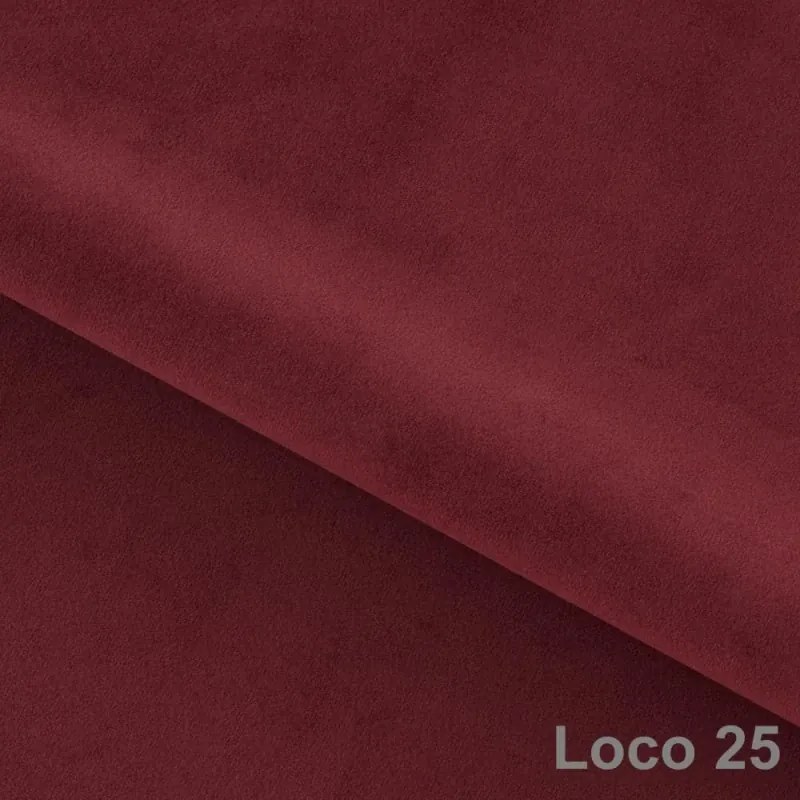 Rohová sedacia súprava Tempo, pravá, červená (Loco 25)