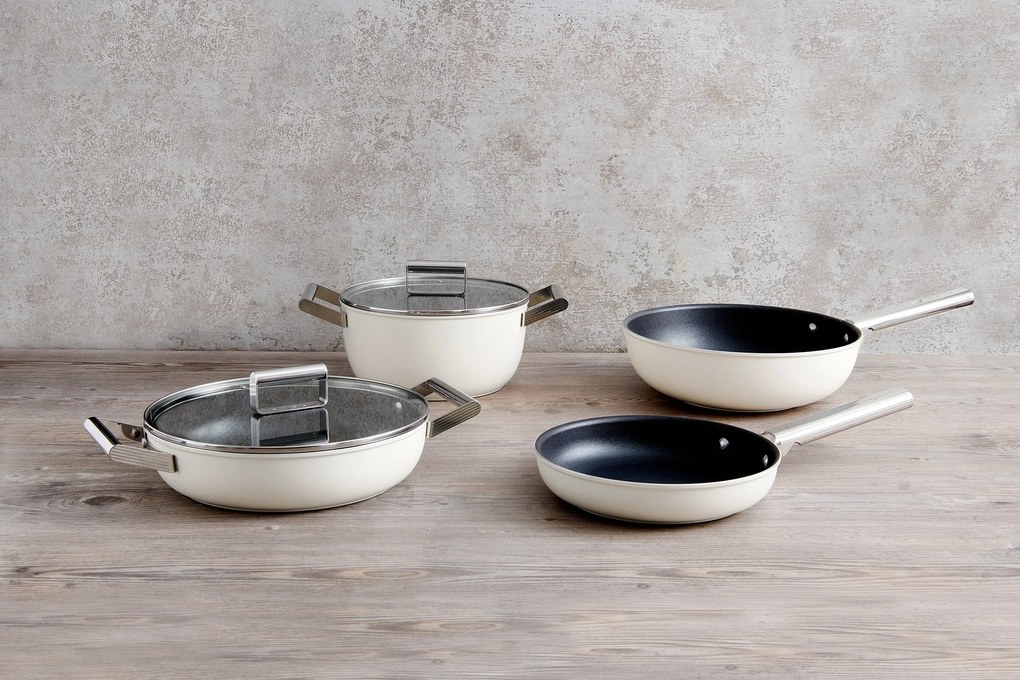 Wok 50's Style 30 cm červený