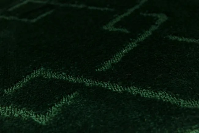 Sada kúpeľňových koberčekov MORENO tmavozelená