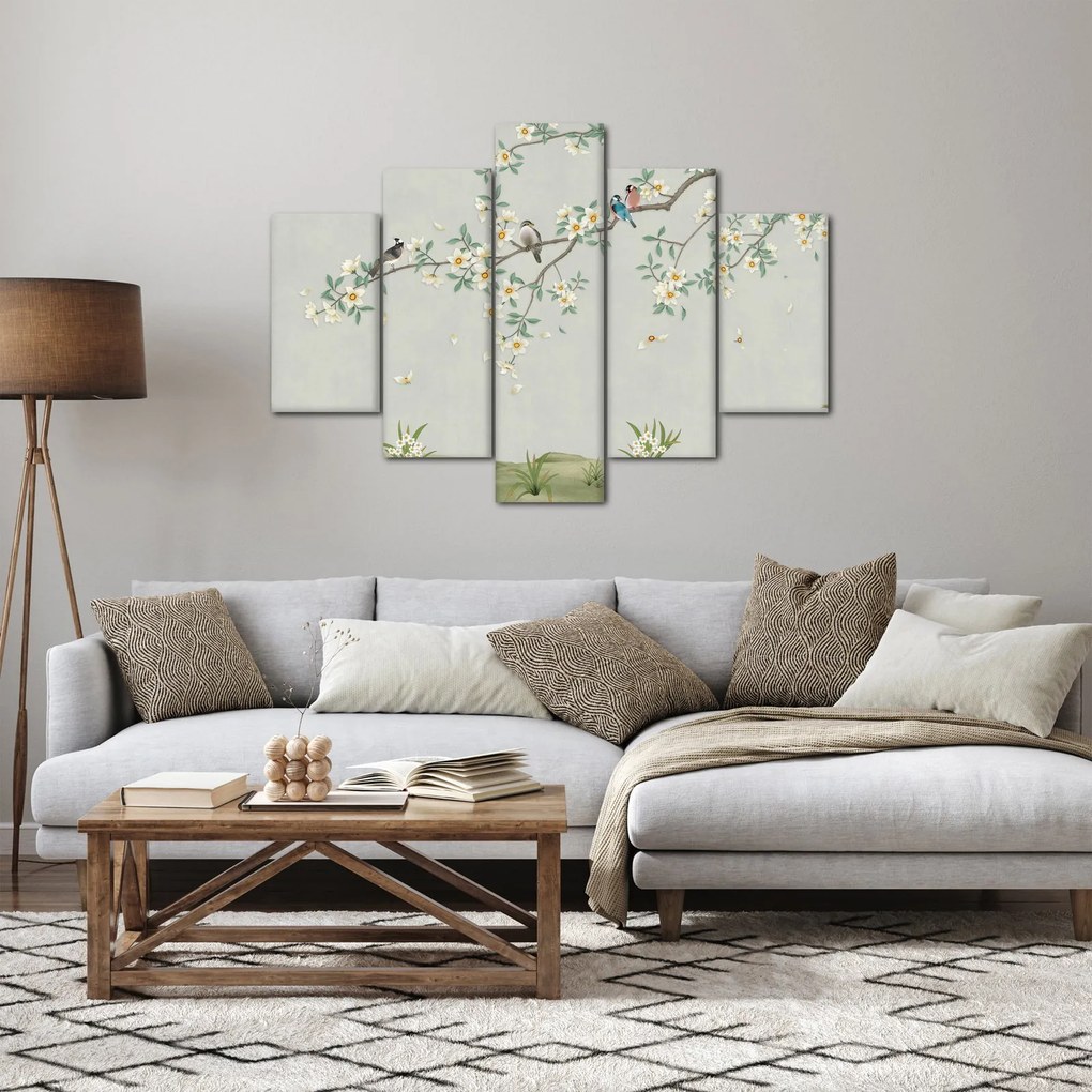 Obraz - Vtáčí zlet (150x105 cm)