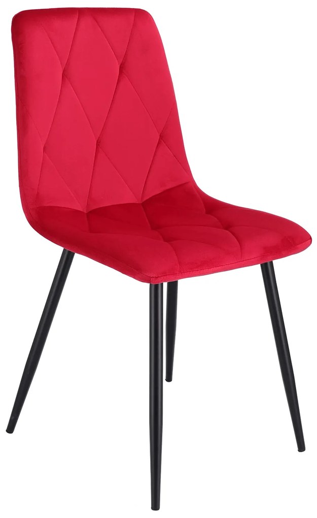 Jedálenská stolička DORA  - červená