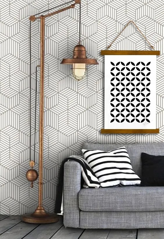 Závesné plátno na stenu Pure Shape / Dan Johannson XMPDJ061